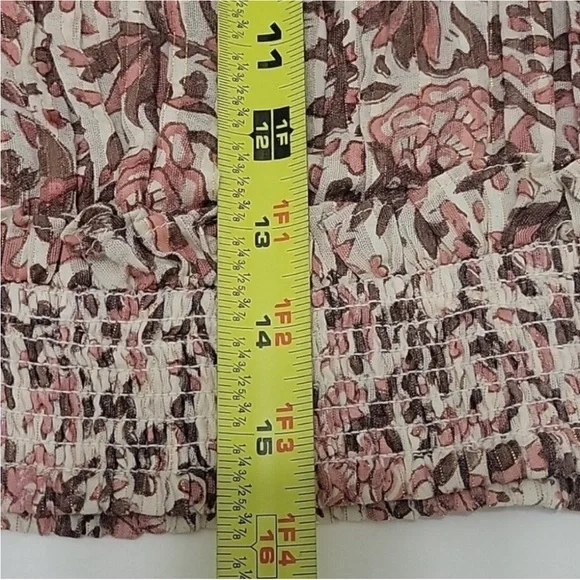 Cleobella Floral Smocked Crop Top - Picture 11 of 12